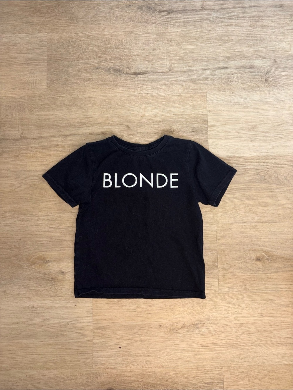 Brunette The Label Black Kids 'BLONDE' Graphic Tee